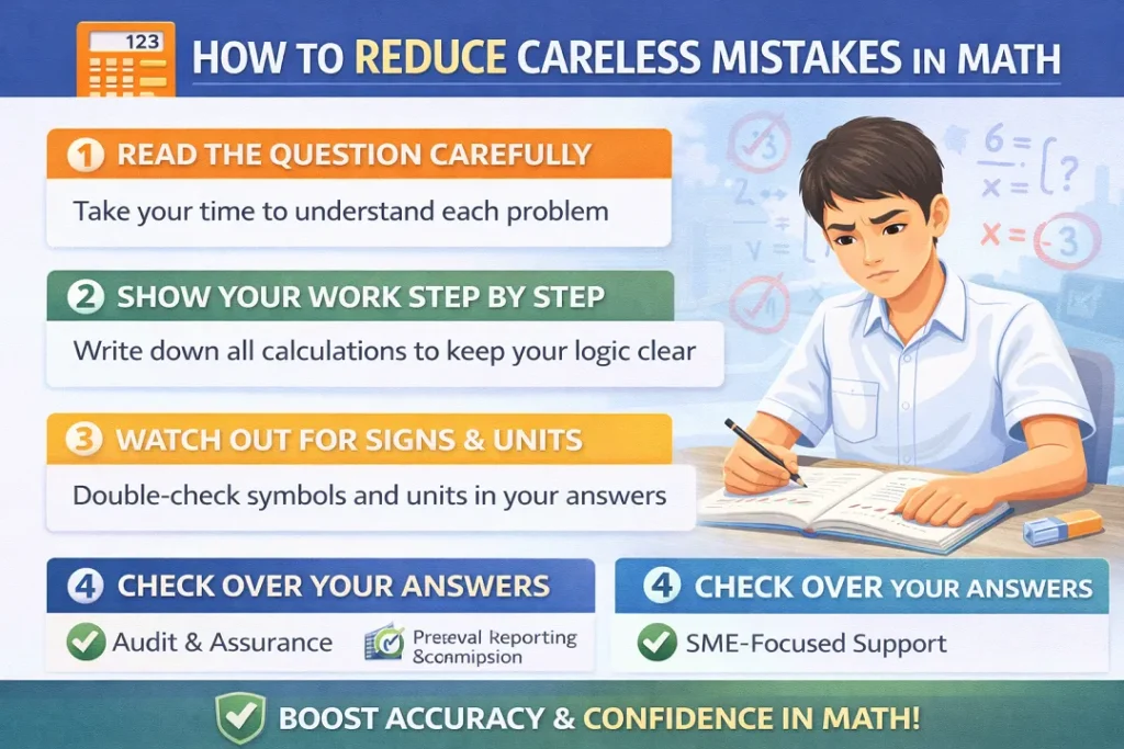 How To Reduce Careless Mistakes in Math