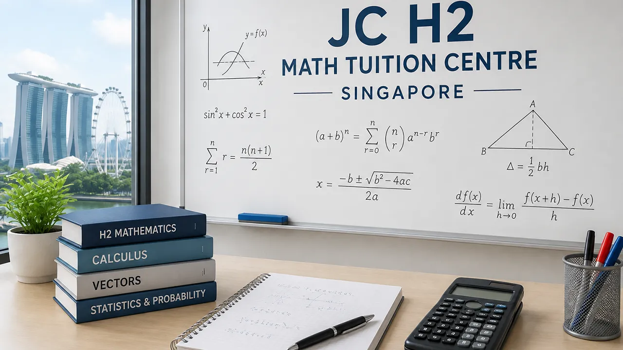 JC H2 Math Tuition Centre Singapore